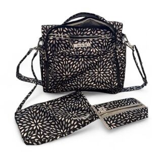 Ju-Ju-Be Black and White Baby Bag Set backpack designer bag purse tote diaper